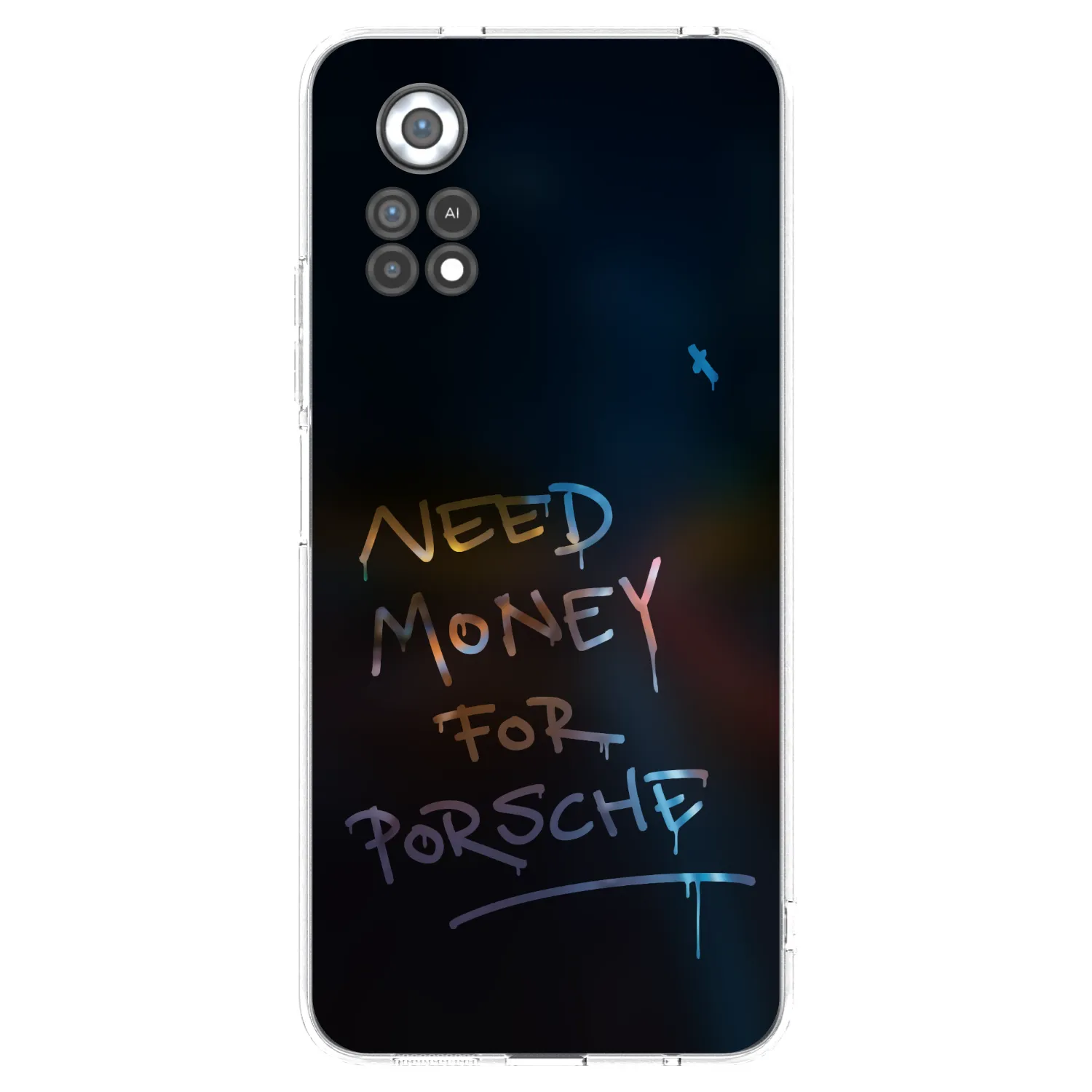 Picasee silikonový průhledný obal pro Xiaomi Poco X4 Pro 5G - Neon Nights