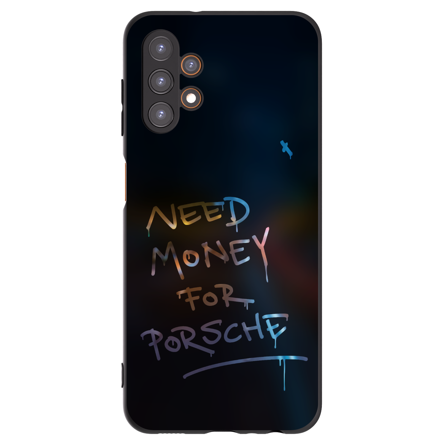 Picasee silikonový černý obal pro Samsung Galaxy A13 4G A135 - Neon Nights