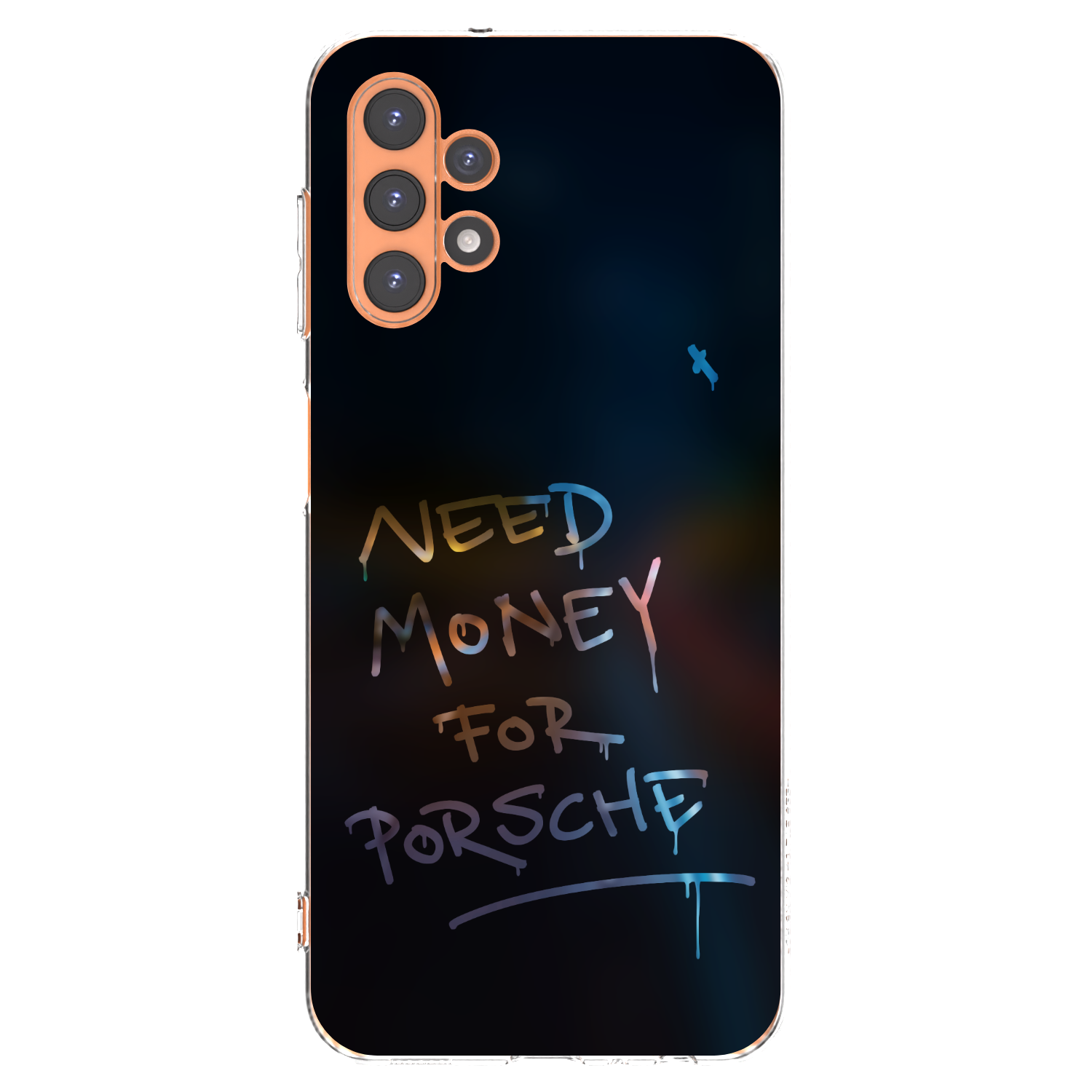 Picasee silikonový průhledný obal pro Samsung Galaxy A13 4G A135 - Neon Nights