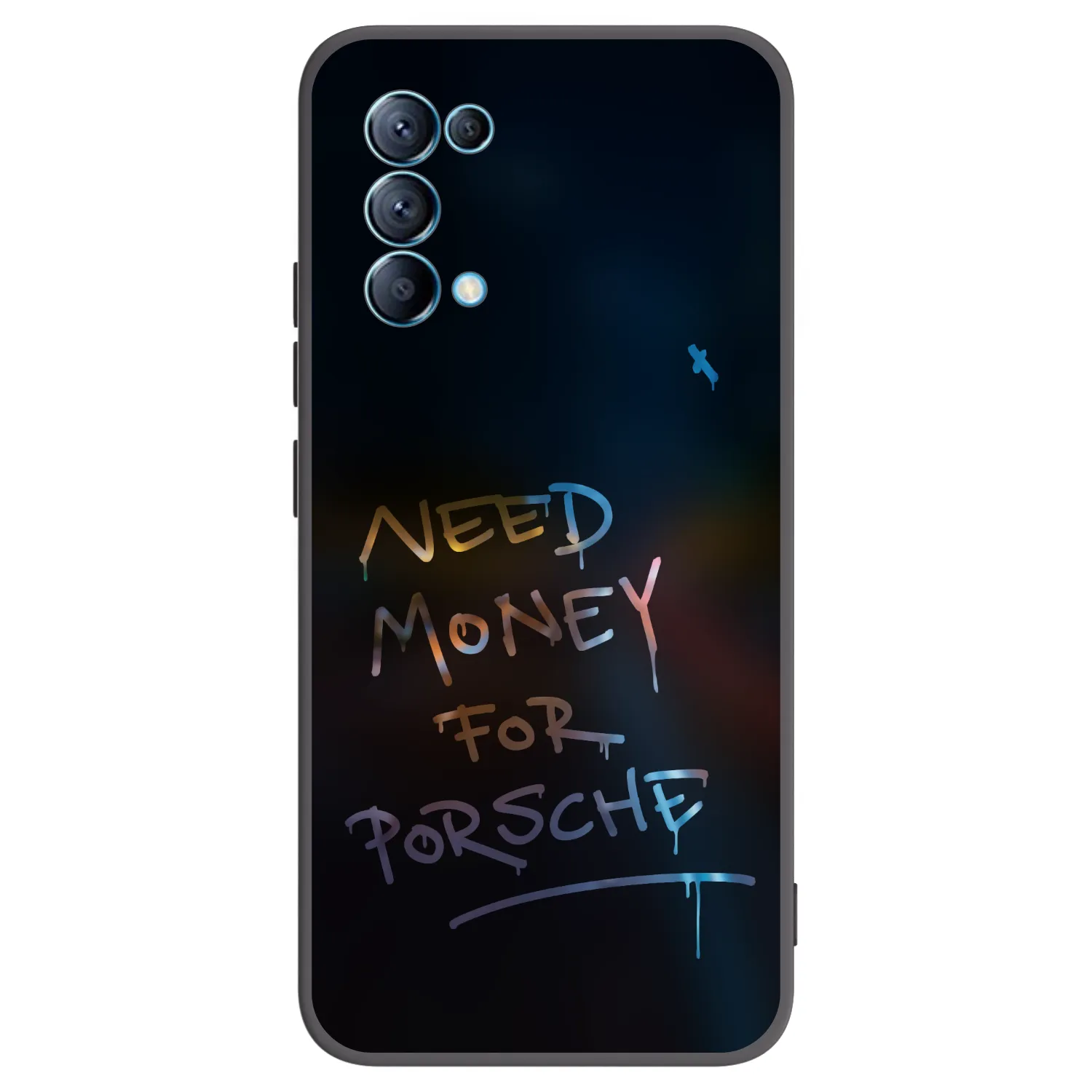 Picasee silikonový černý obal pro OPPO Reno 5 5G - Neon Nights