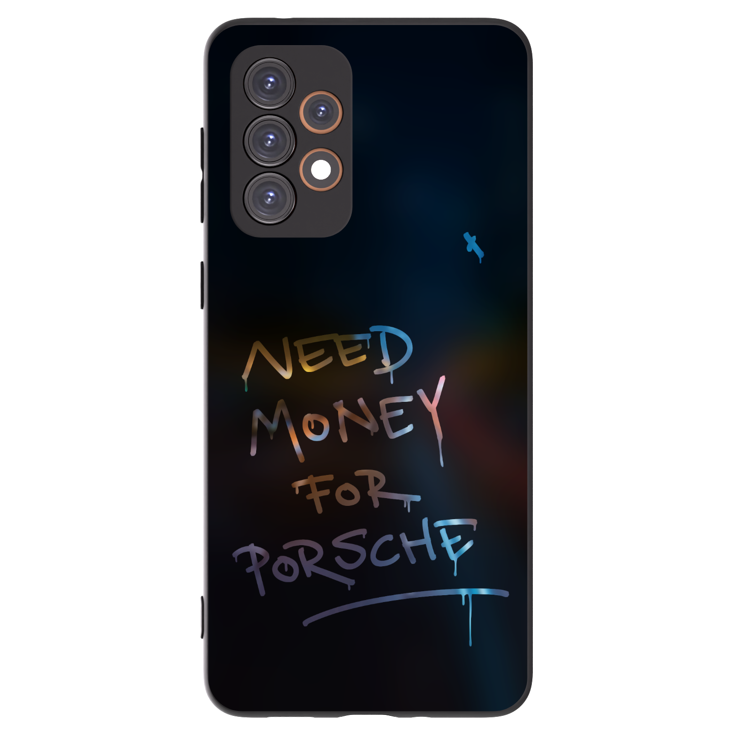 Picasee silikonový černý obal pro Samsung Galaxy A33 5G A336 - Neon Nights