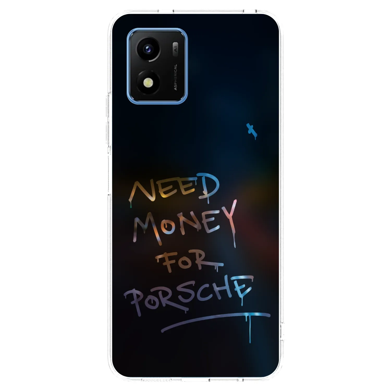 Picasee silikonový průhledný obal pro Vivo Y01 - Neon Nights