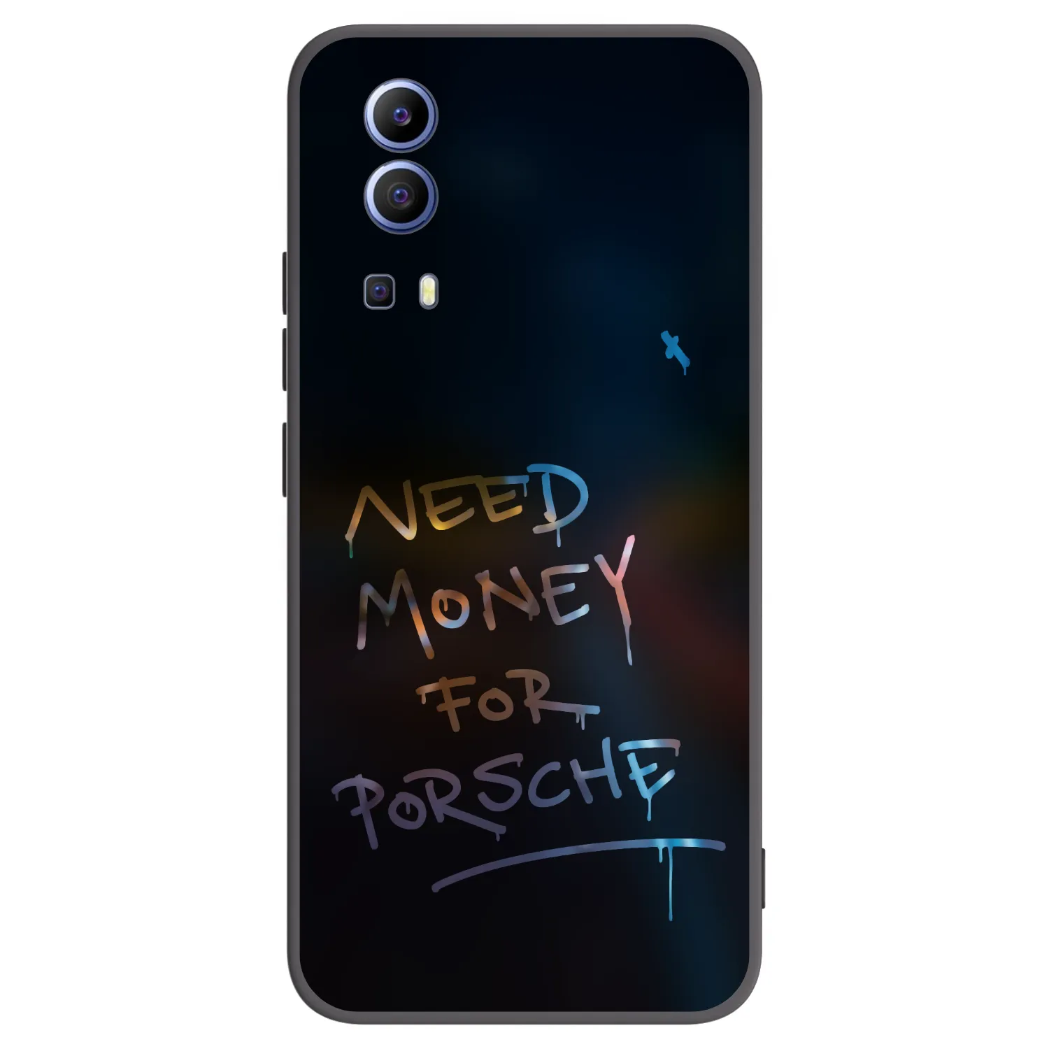Picasee silikonový černý obal pro Vivo Y52 5G - Neon Nights
