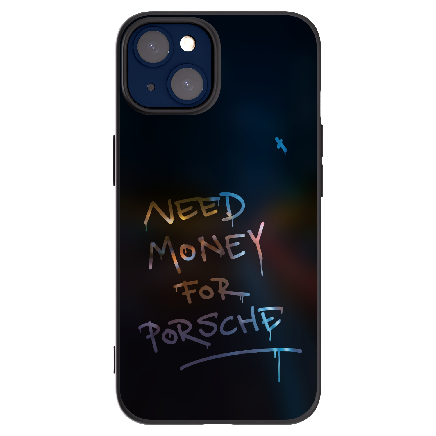 Picasee silikonový černý obal pro Apple iPhone 14 - Neon Nights