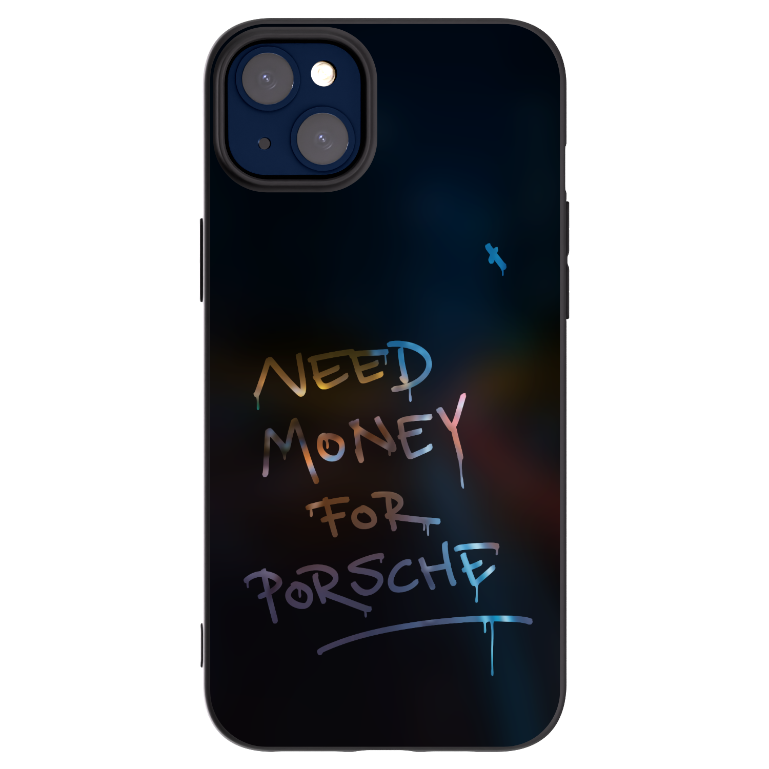 Picasee silikonový černý obal pro Apple iPhone 14 Plus - Neon Nights