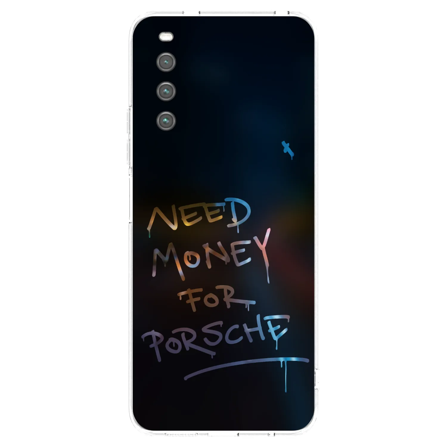 Picasee silikonový průhledný obal pro Sony Xperia 10 IV 5G - Neon Nights