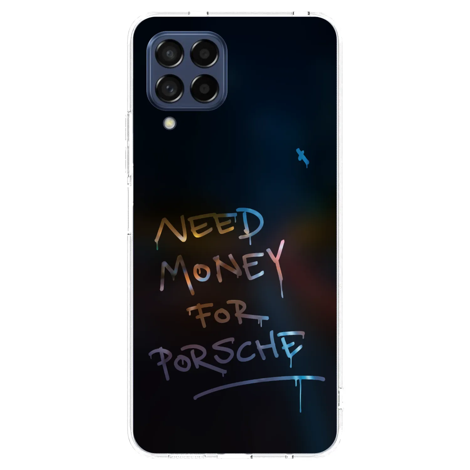 Picasee silikonový průhledný obal pro Samsung Galaxy M53 5G - Neon Nights