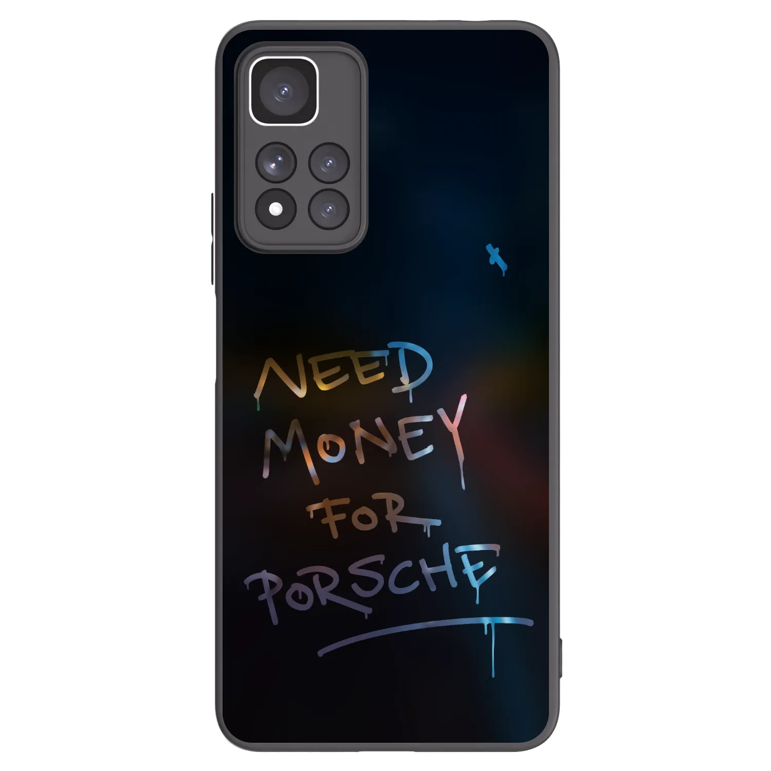 Picasee silikonový černý obal pro Xiaomi Redmi Note 11 Pro+ 5G - Neon Nights