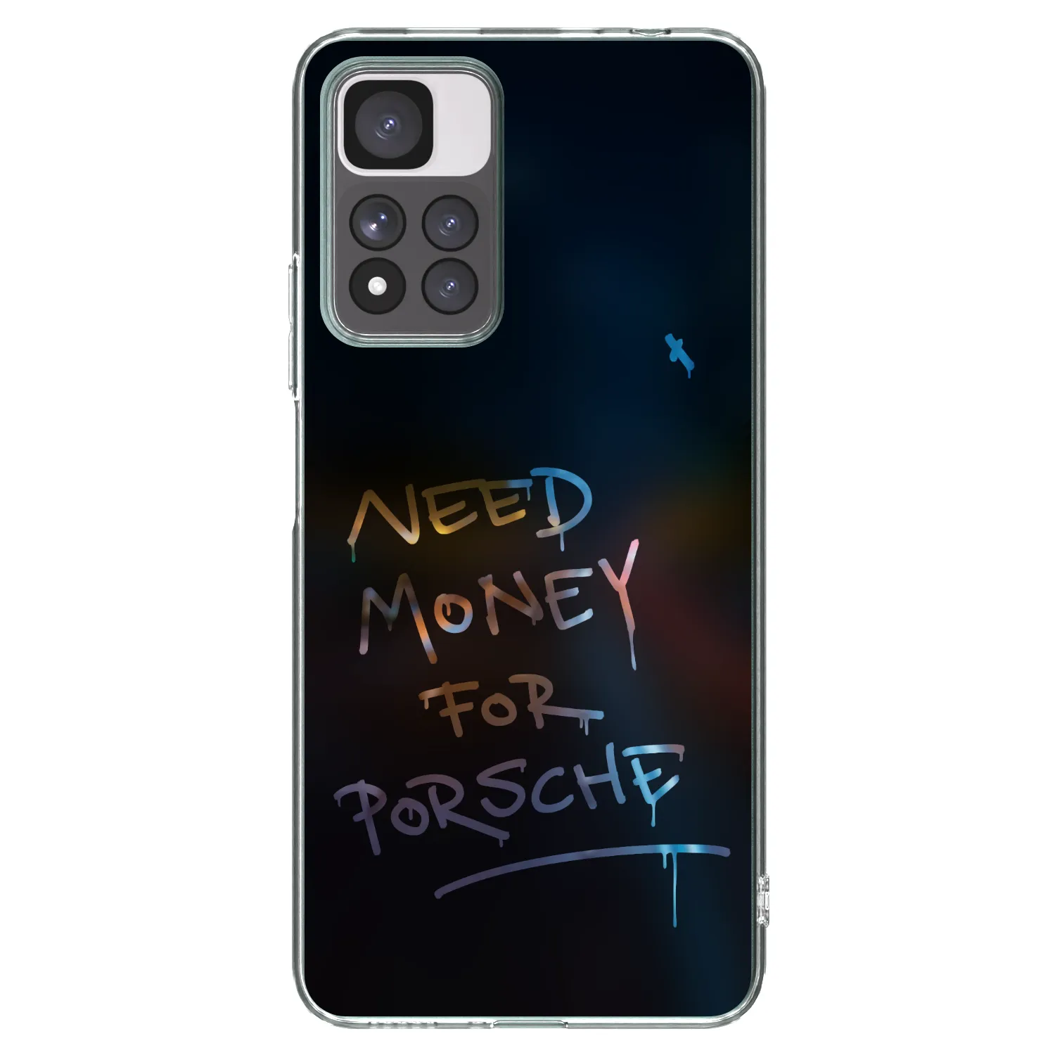 Picasee silikonový průhledný obal pro Xiaomi Redmi Note 11 Pro+ 5G - Neon Nights