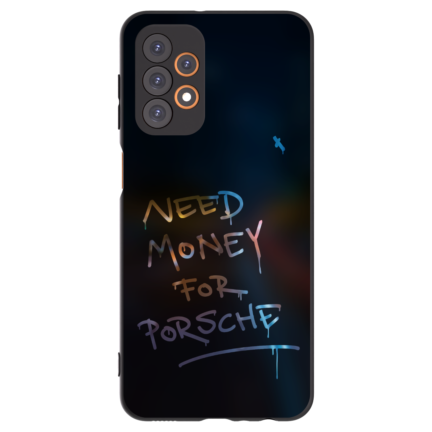 Picasee silikonový černý obal pro Samsung Galaxy A23 A236B 5G - Neon Nights