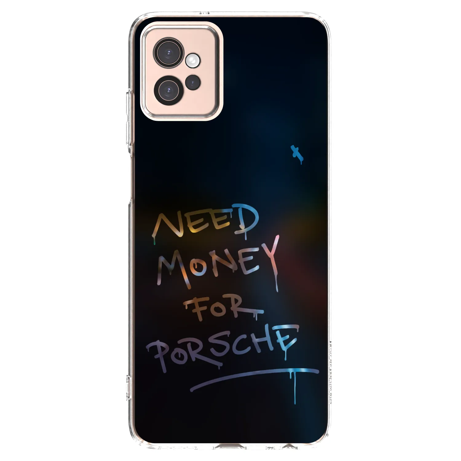 Picasee silikonový průhledný obal pro Motorola Moto G32 - Neon Nights