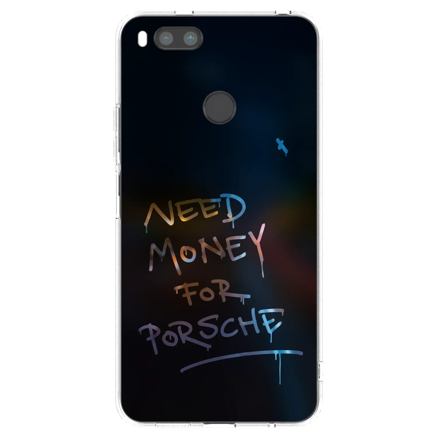 Picasee silikonový průhledný obal pro Xiaomi Redmi A1 - Neon Nights