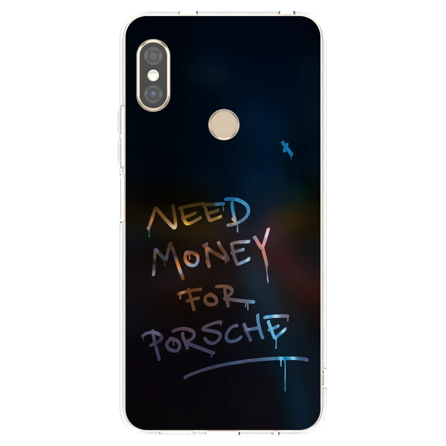 Picasee silikonový průhledný obal pro Xiaomi Redmi Note 5 Global - Neon Nights