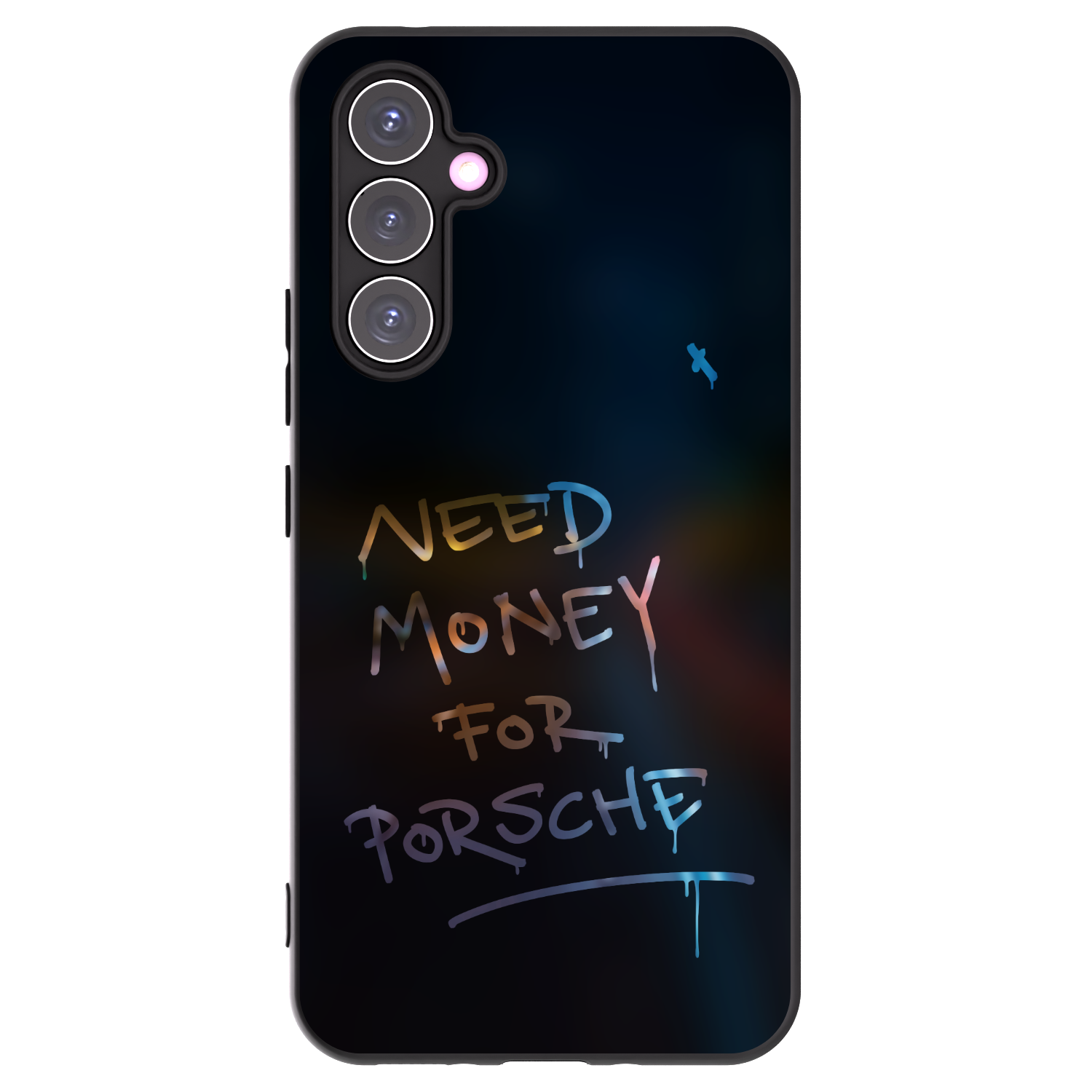Picasee silikonový černý obal pro Samsung Galaxy A54 5G A546B - Neon Nights