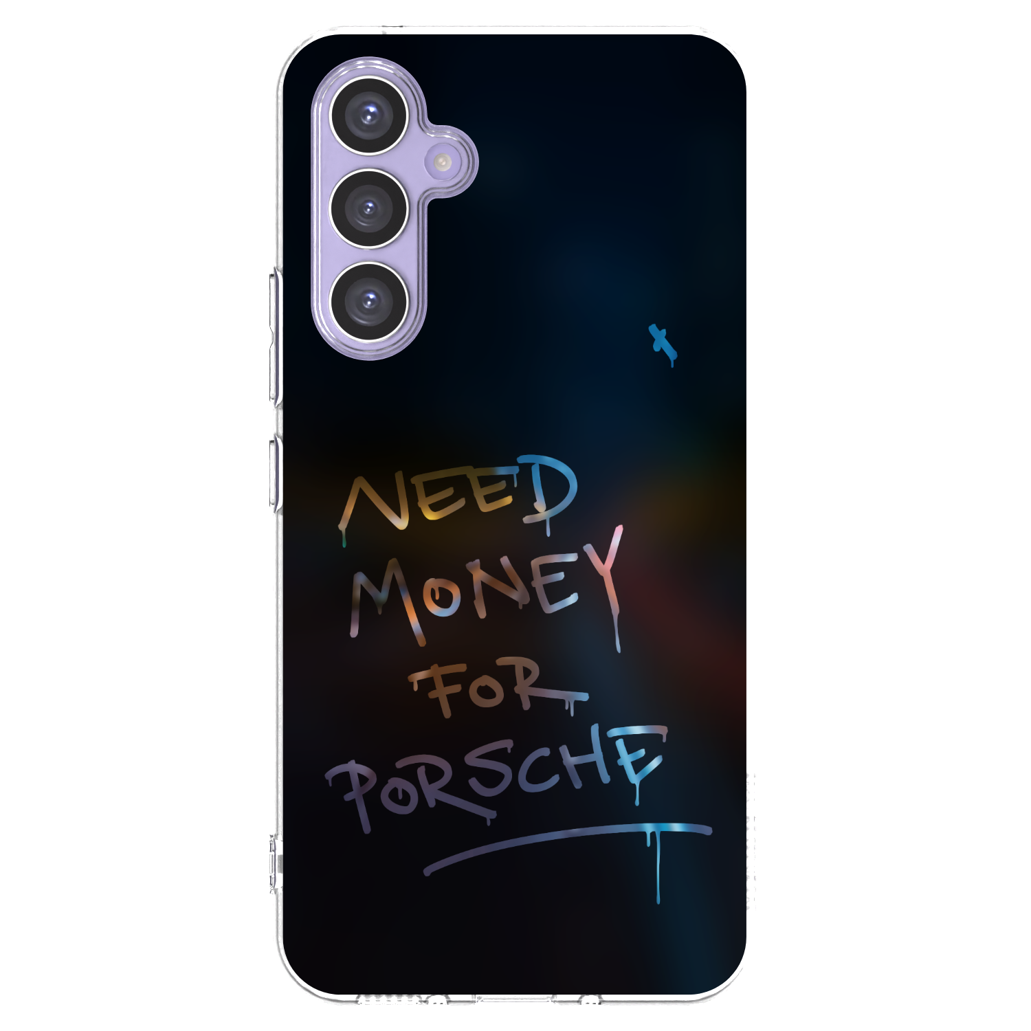 Picasee silikonový průhledný obal pro Samsung Galaxy A54 5G A546B - Neon Nights