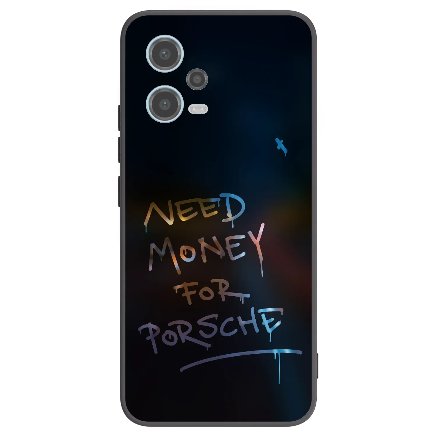 Picasee silikonový černý obal pro Xiaomi Redmi Note 12 5G - Neon Nights