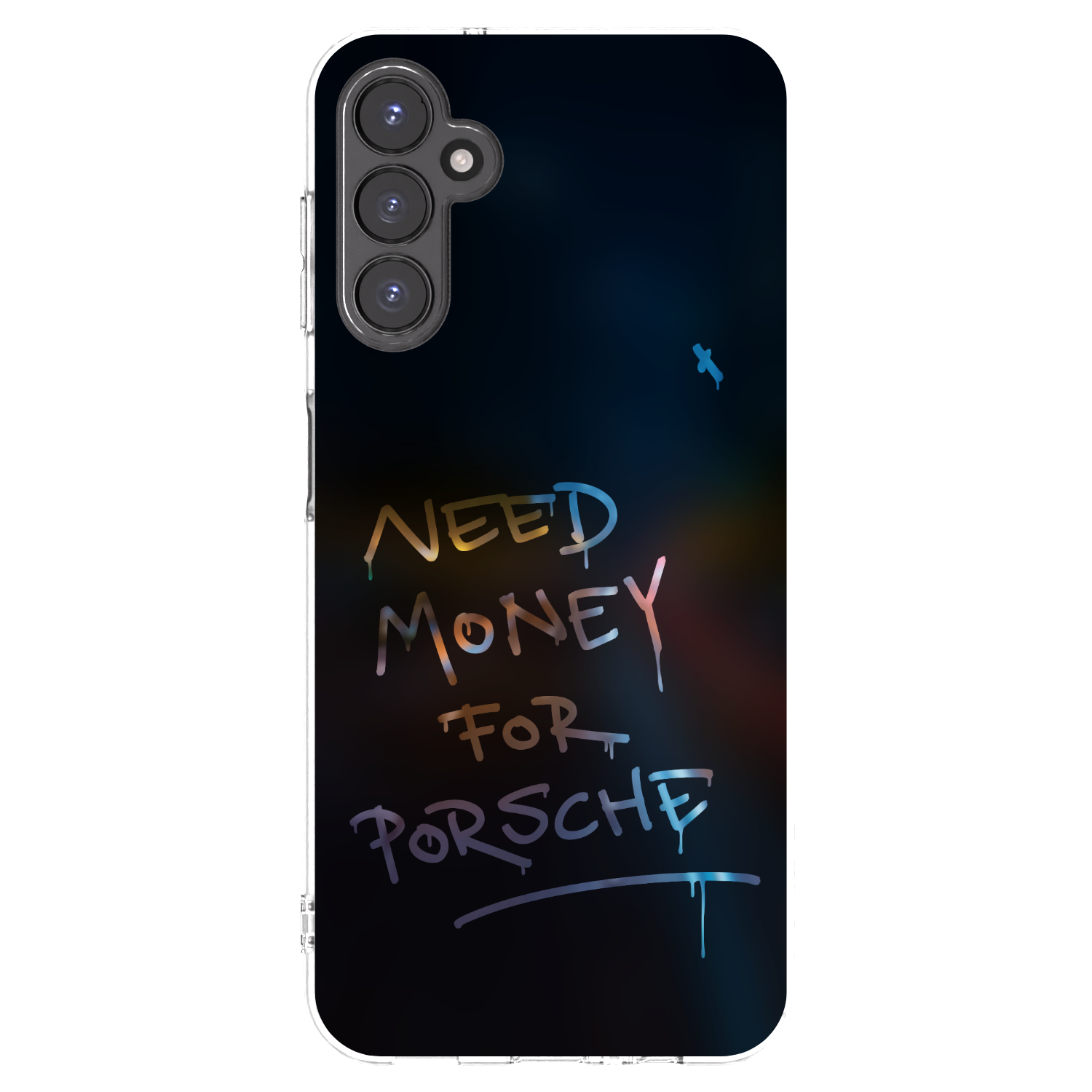 Picasee silikonový průhledný obal pro Samsung Galaxy A14 4G A145R - Neon Nights