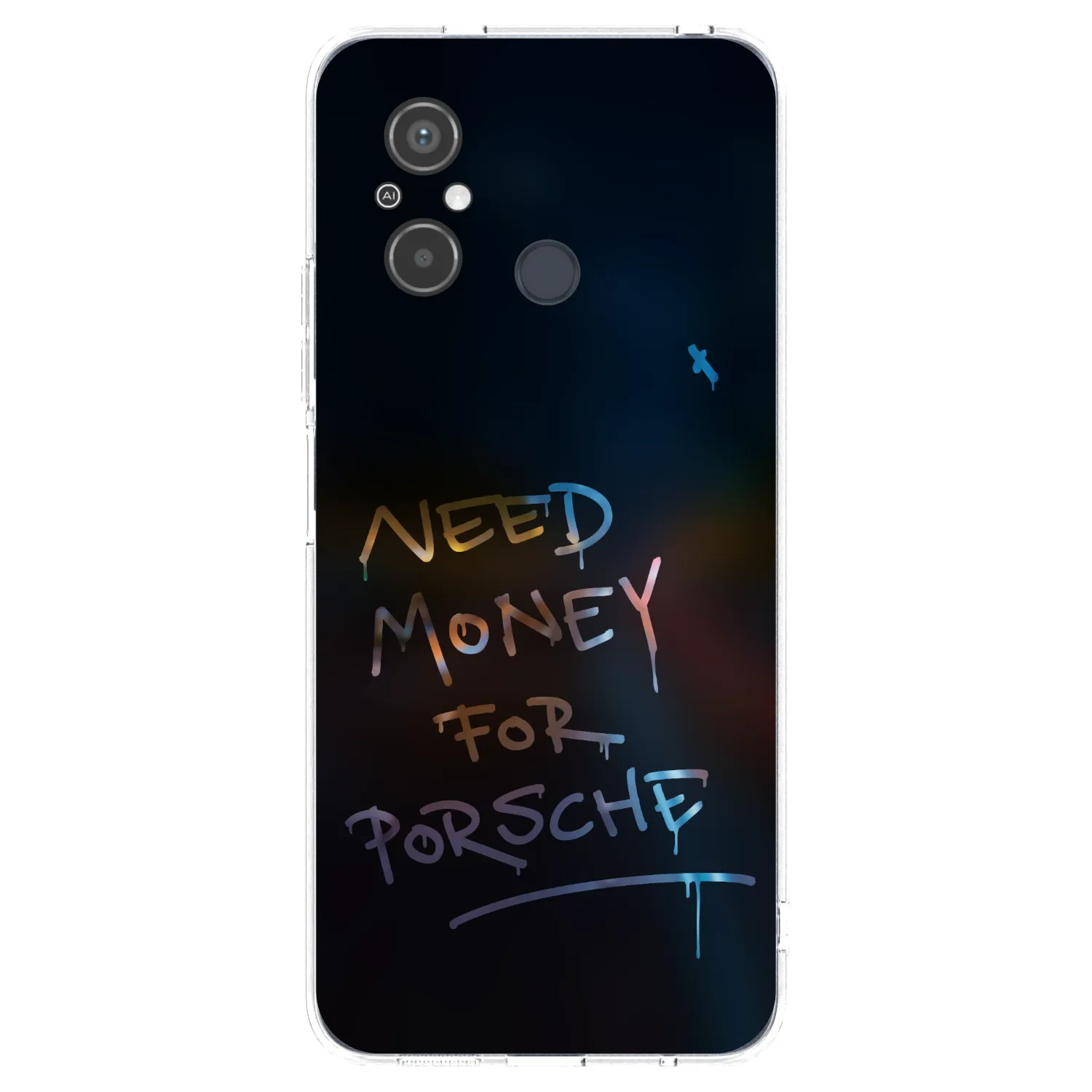 Picasee silikonový průhledný obal pro Xiaomi Redmi 12C - Neon Nights