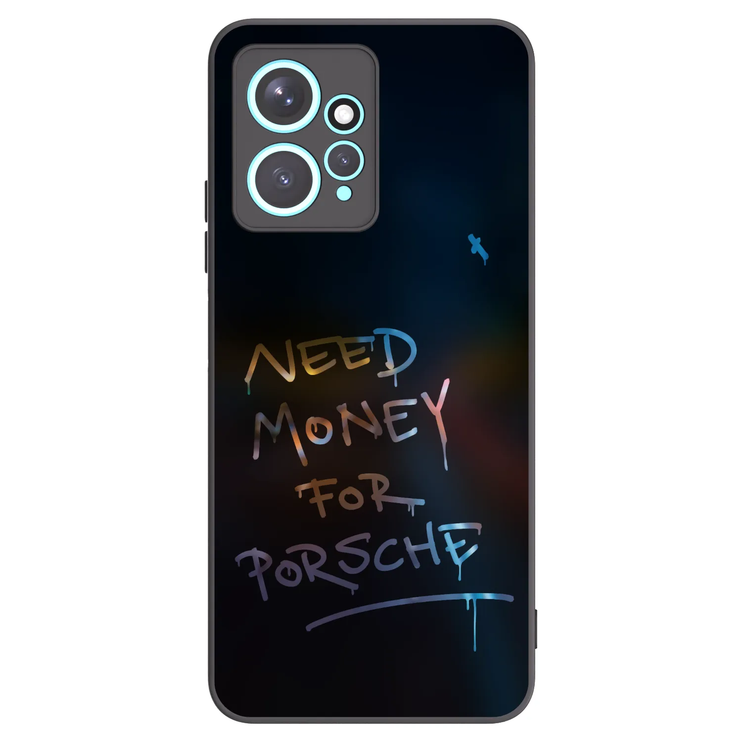 Picasee silikonový černý obal pro Xiaomi Redmi Note 12 4G - Neon Nights