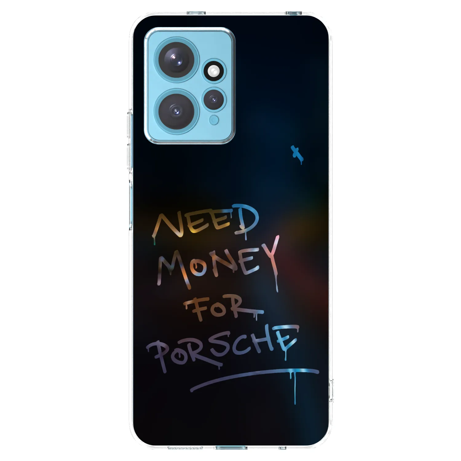Picasee silikonový průhledný obal pro Xiaomi Redmi Note 12 4G - Neon Nights