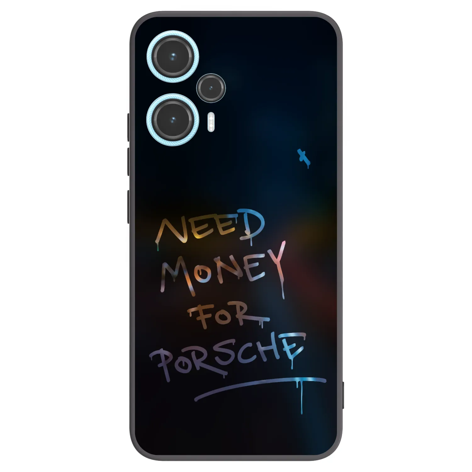 Picasee silikonový černý obal pro Xiaomi Poco F5 - Neon Nights