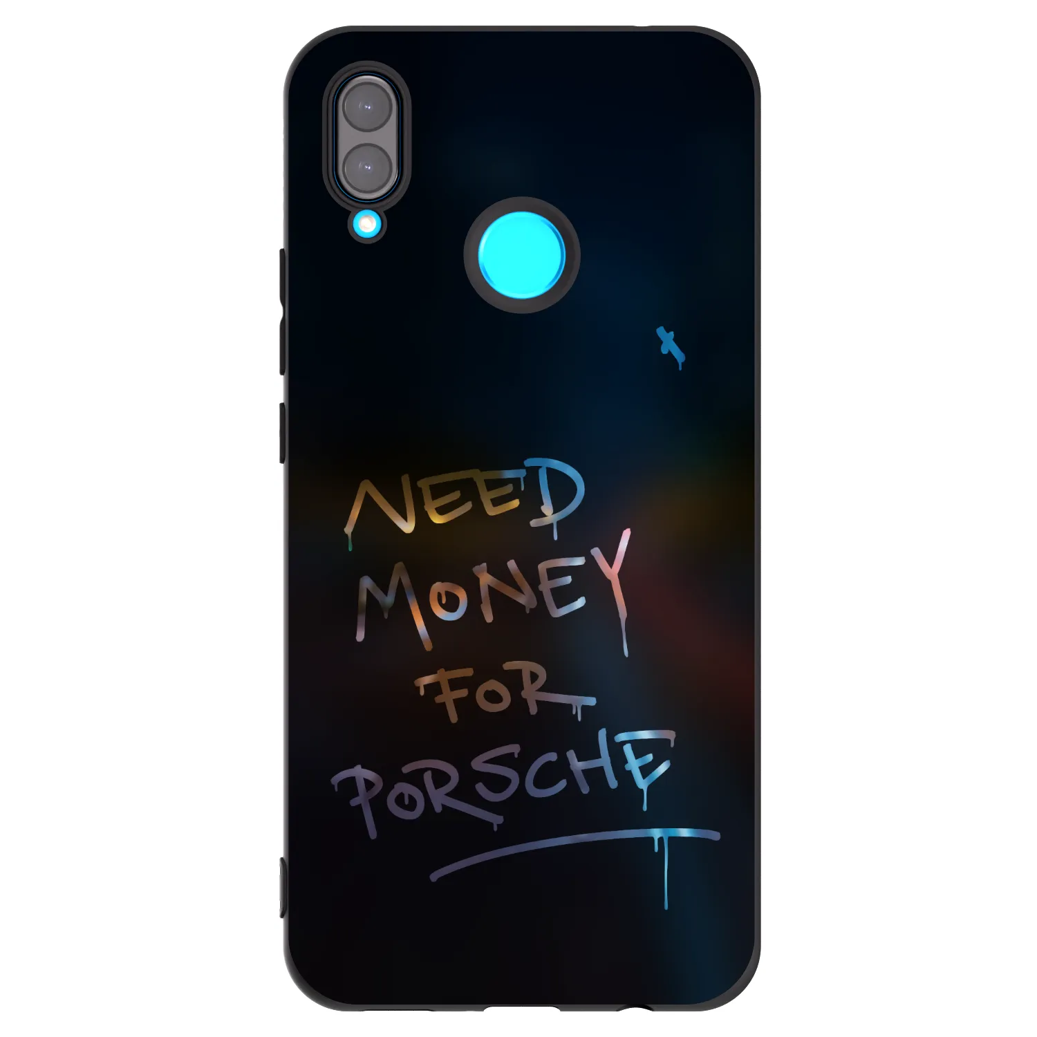 Picasee silikonový černý obal pro Huawei Nova 3i - Neon Nights