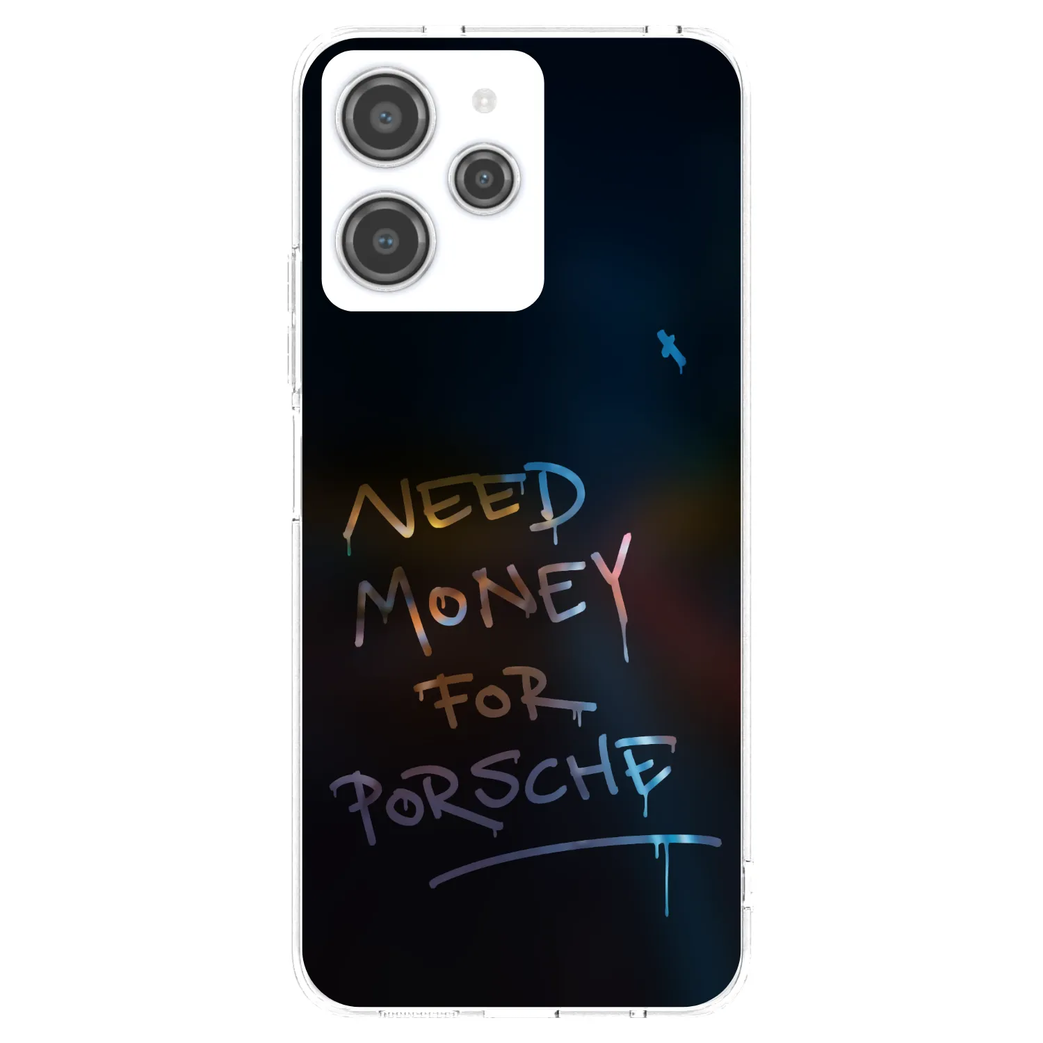 Picasee silikonový průhledný obal pro Xiaomi Redmi 12 4G - Neon Nights