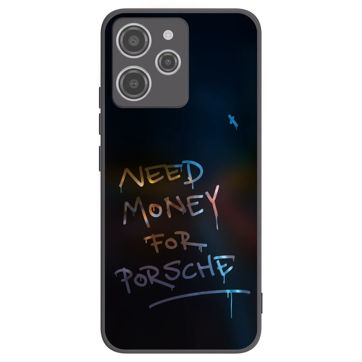 Picasee silikonový černý obal pro Xiaomi Redmi 12 4G - Neon Nights