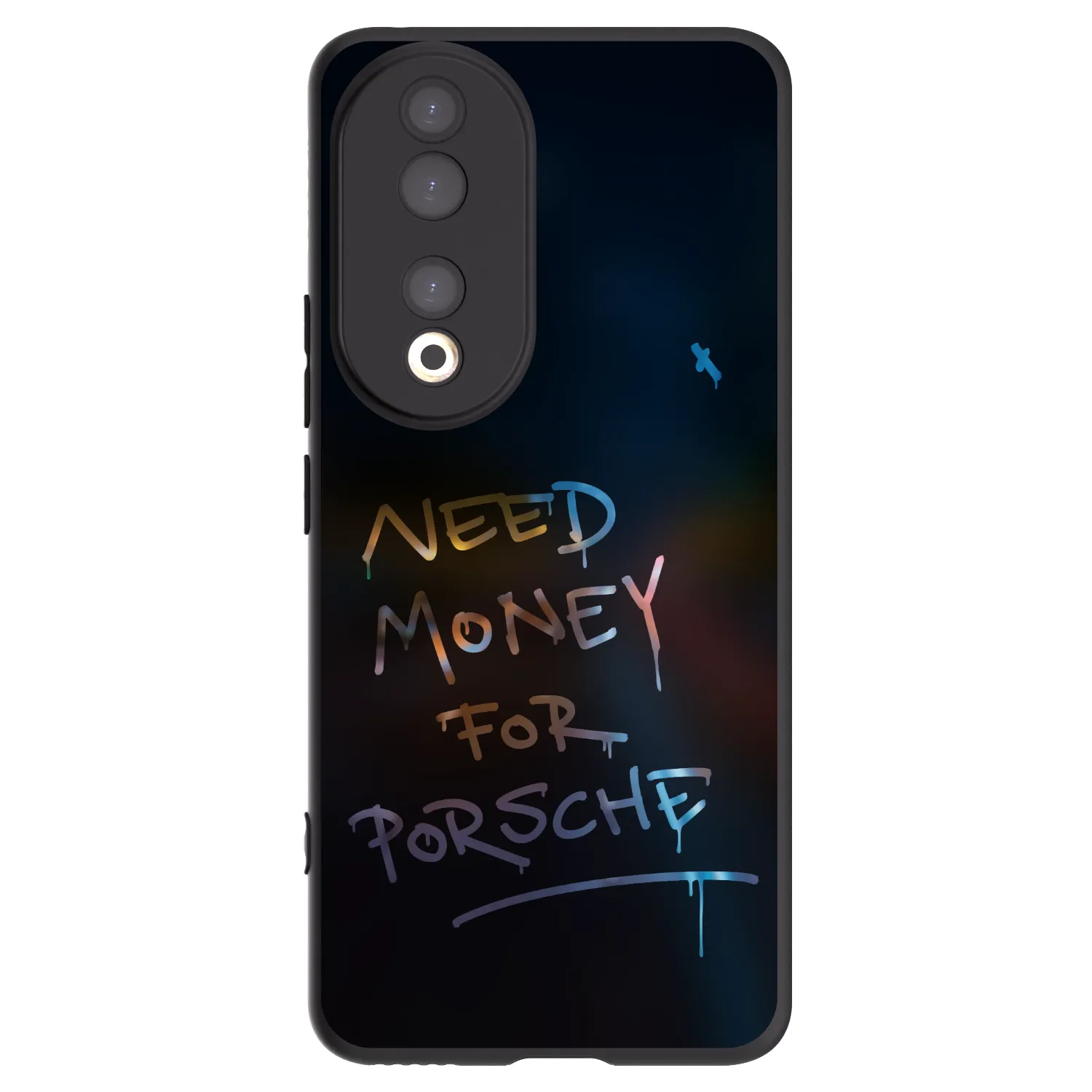 Picasee silikonový černý obal pro Honor 90 5G - Neon Nights