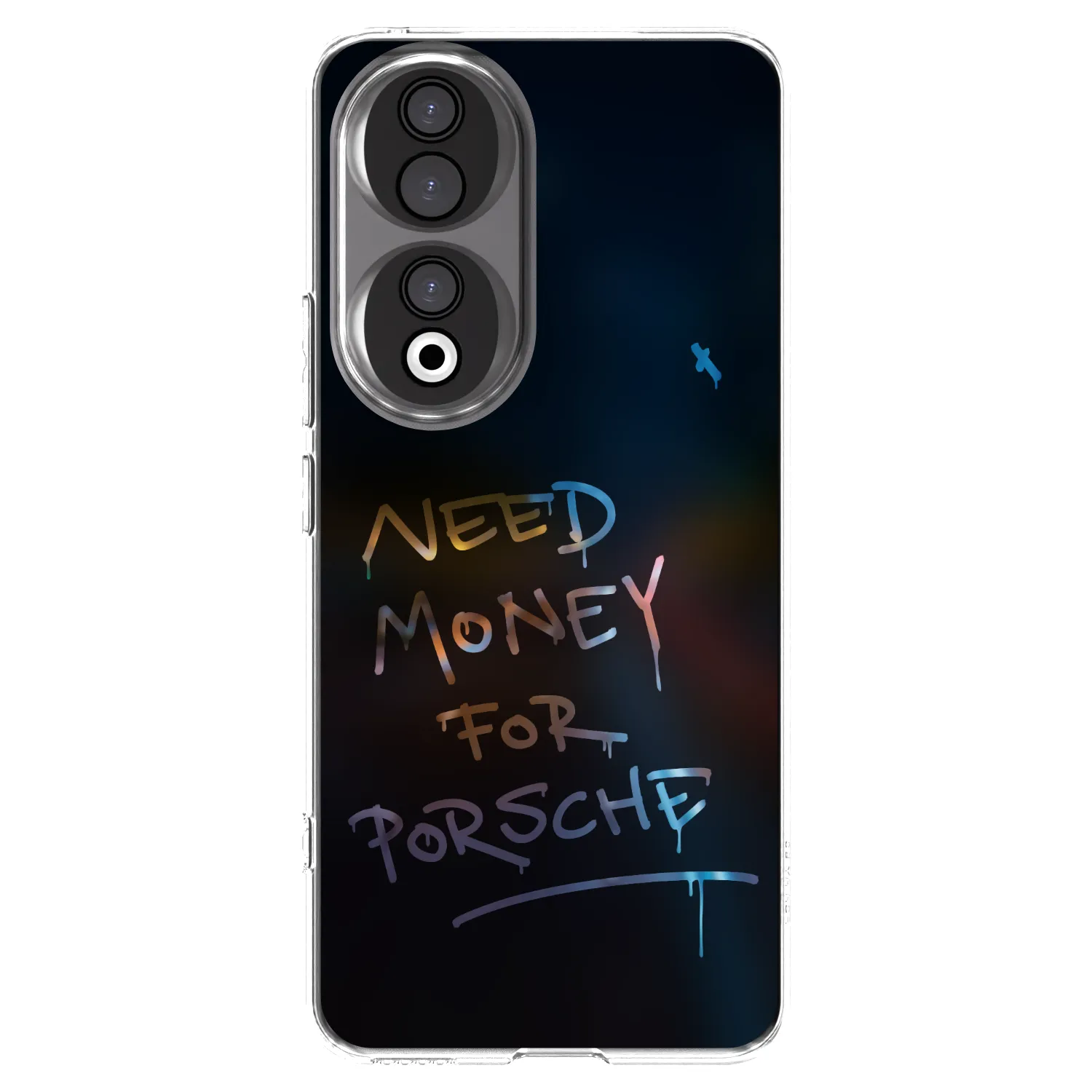 Picasee silikonový průhledný obal pro Honor 90 5G - Neon Nights