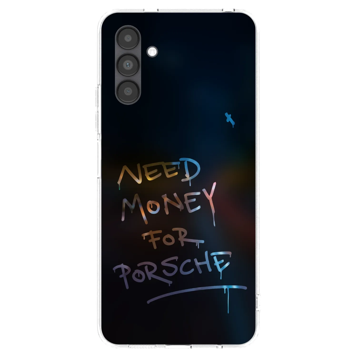 Picasee silikonový průhledný obal pro Samsung Galaxy A04s A047F - Neon Nights