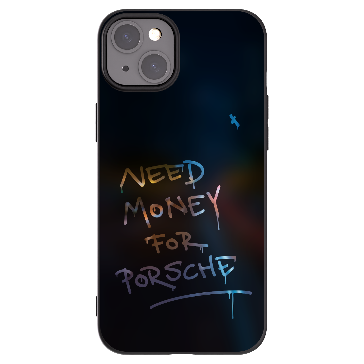 Picasee silikonový černý obal pro Apple iPhone 15 Plus - Neon Nights