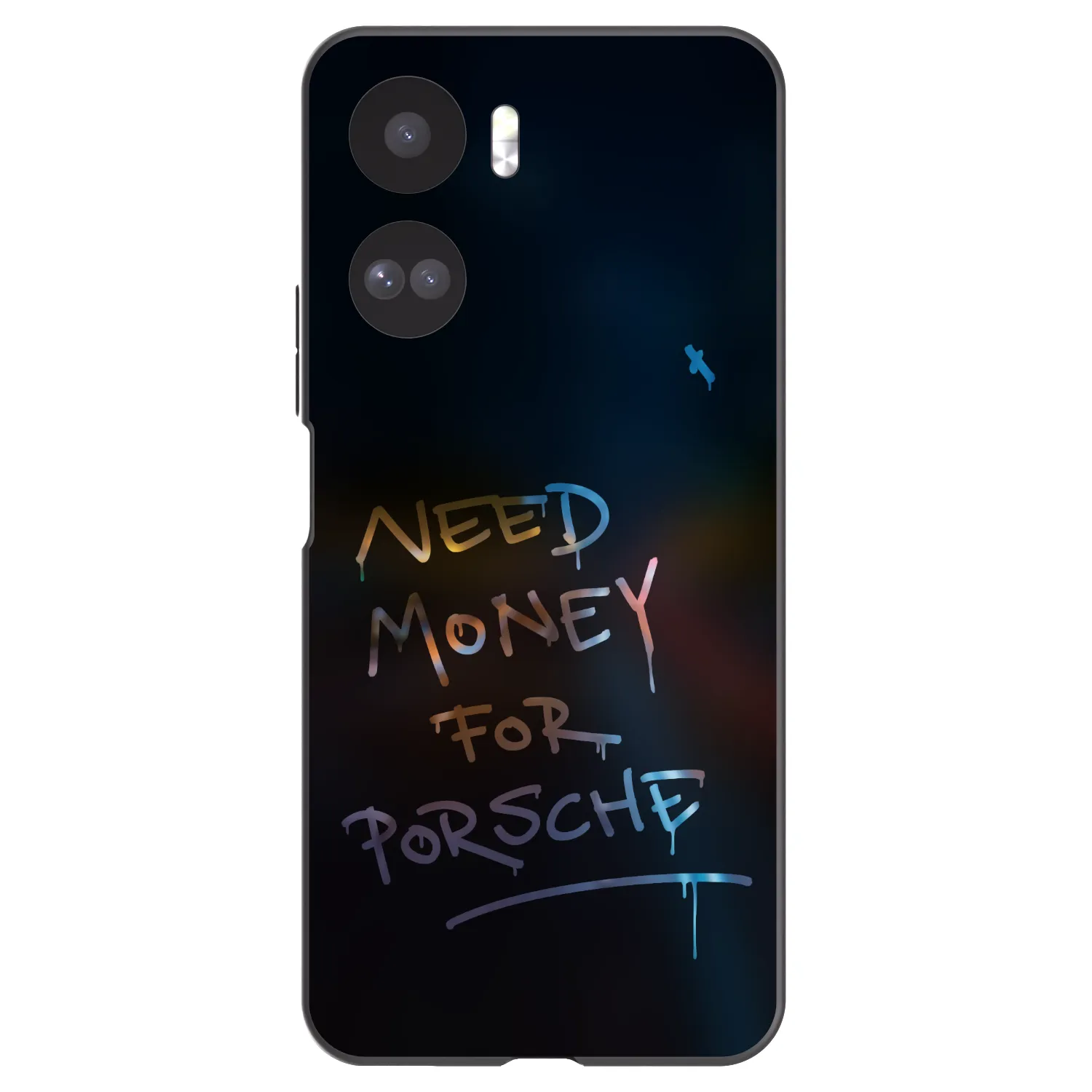 Picasee silikonový černý obal pro Honor 90 Lite 5G - Neon Nights