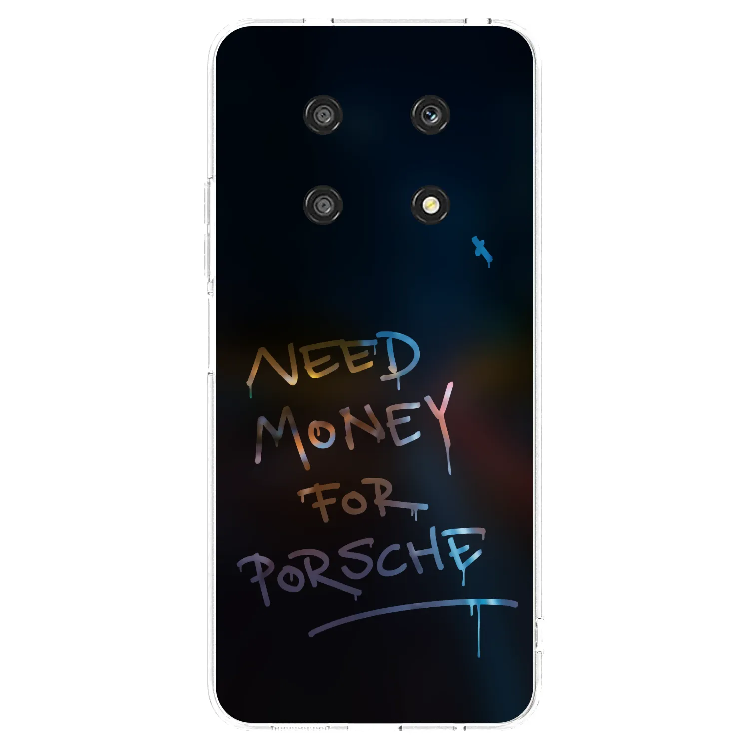 Picasee silikonový průhledný obal pro Honor Magic4 Lite 5G - Neon Nights