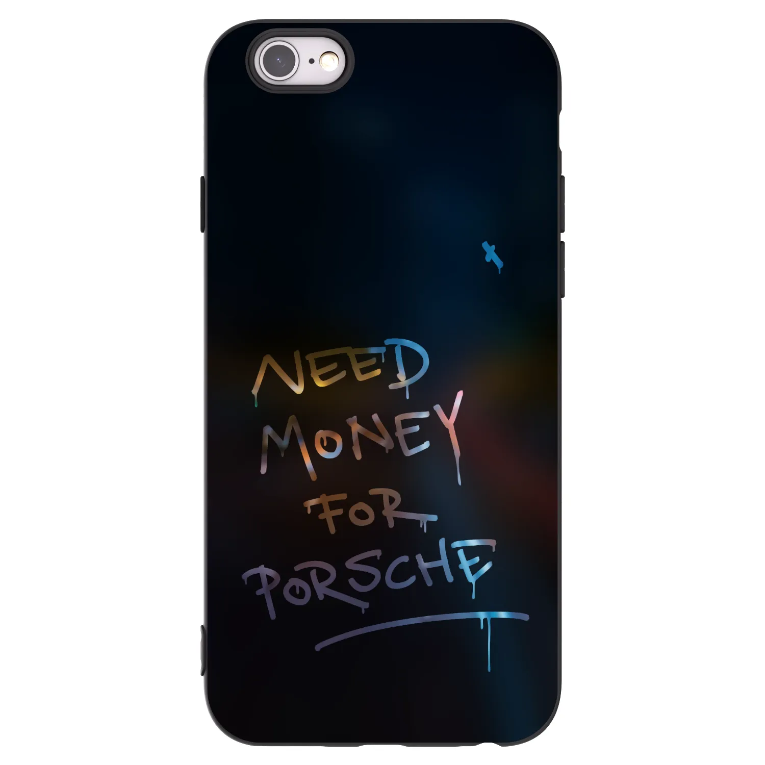 Picasee silikonový černý obal pro Apple iPhone 6/6S - Neon Nights