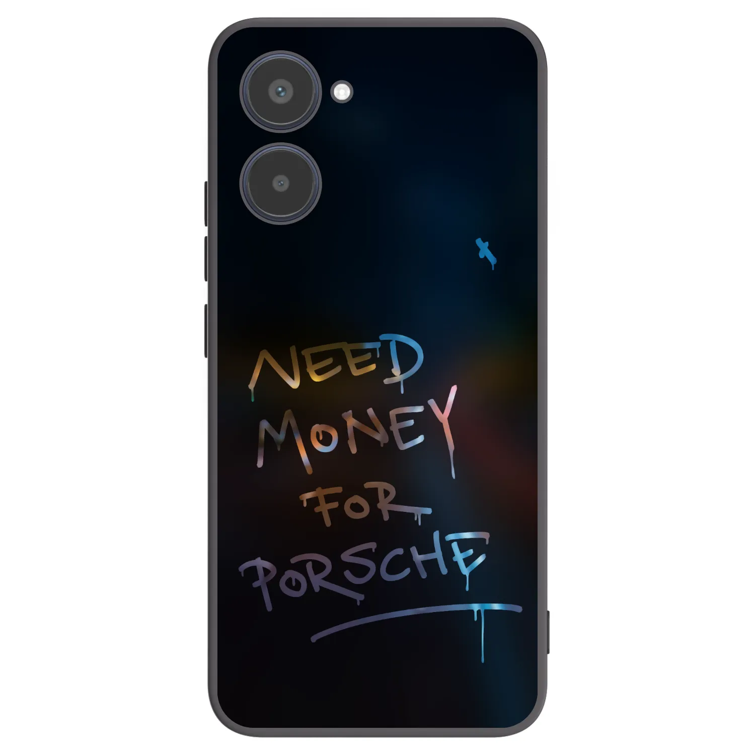 Picasee silikonový černý obal pro Realme 10 4G - Neon Nights