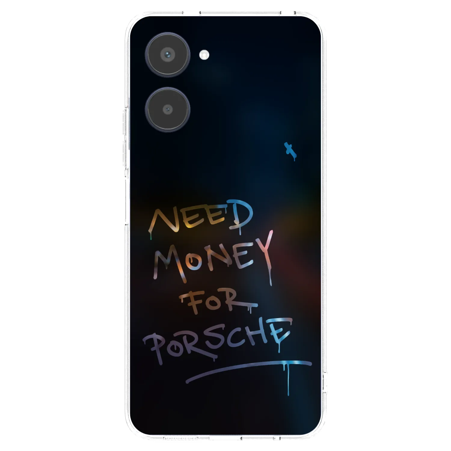 Picasee silikonový průhledný obal pro Realme 10 4G - Neon Nights
