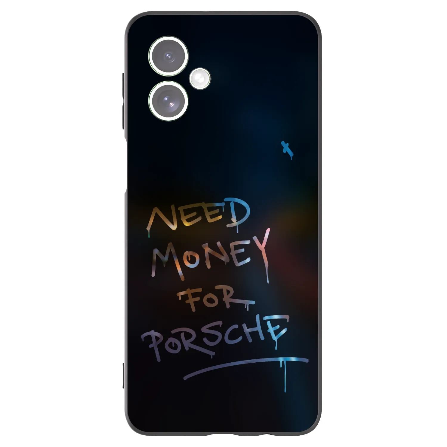 Picasee silikonový černý obal pro Motorola Moto G54 5G - Neon Nights