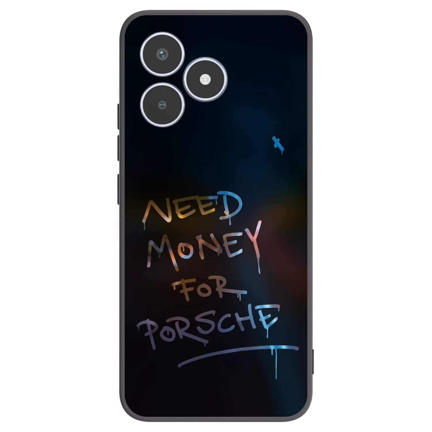 Picasee silikonový černý obal pro Realme C53 - Neon Nights