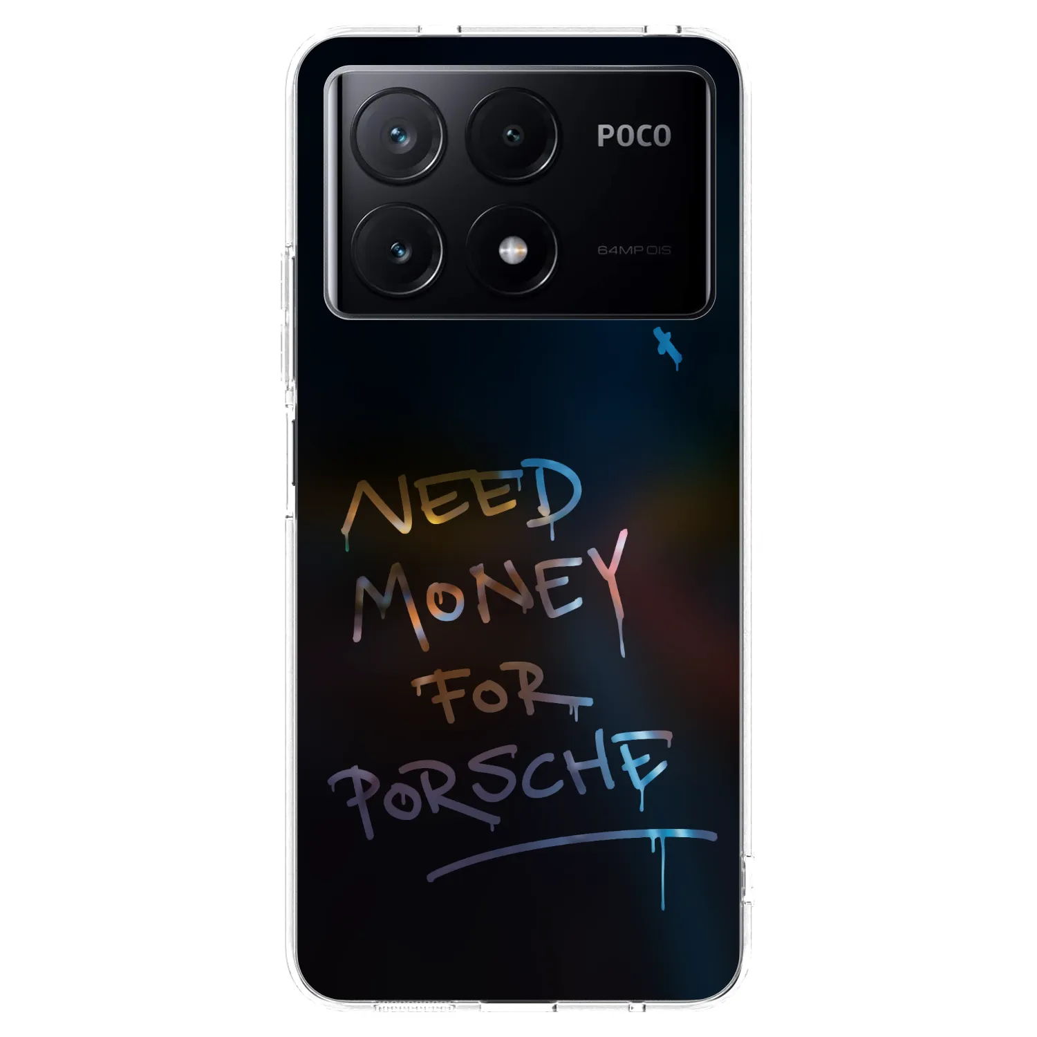 Picasee silikonový průhledný obal pro Xiaomi Poco X6 Pro - Neon Nights