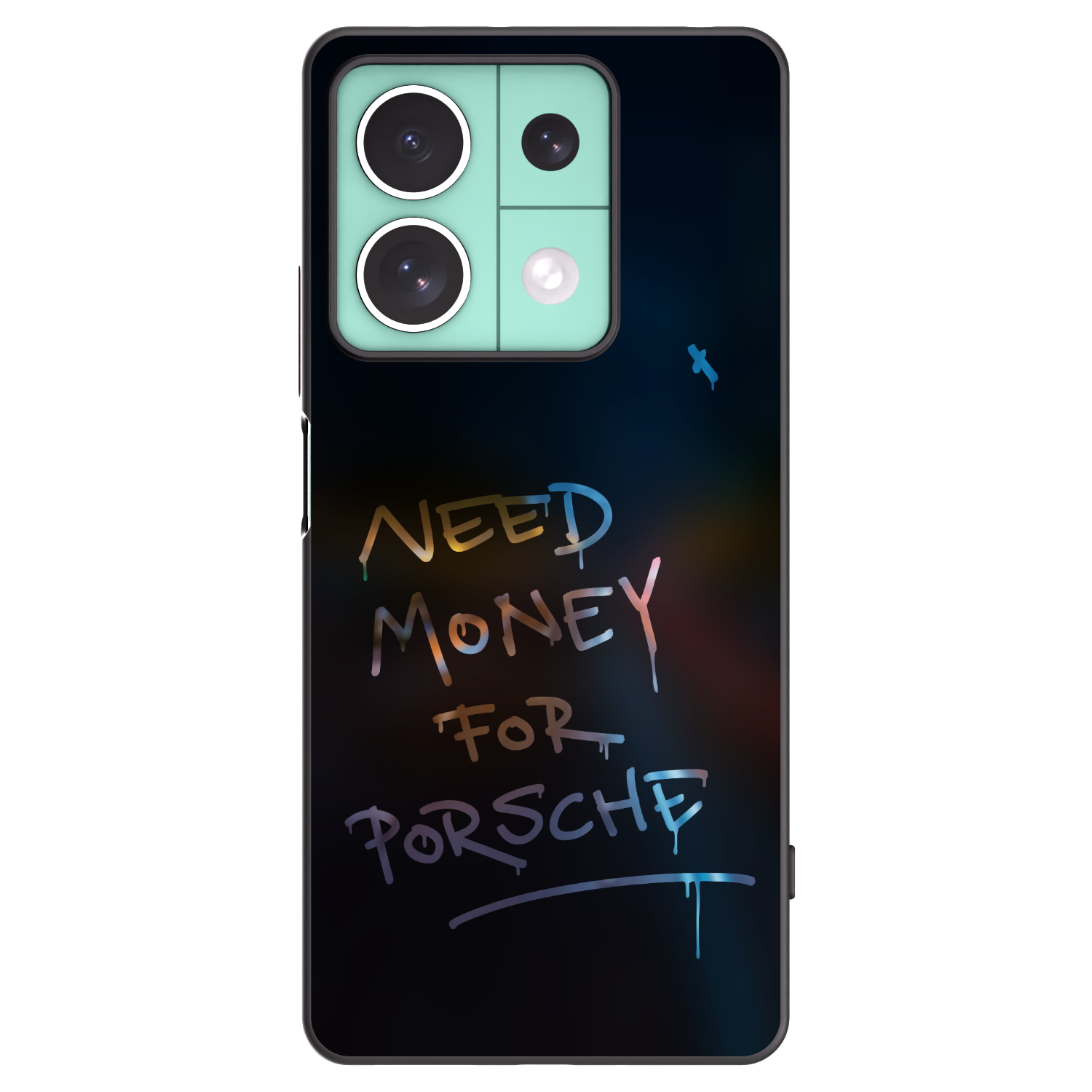 Picasee silikonový černý obal pro Xiaomi Redmi Note 13 5G - Neon Nights