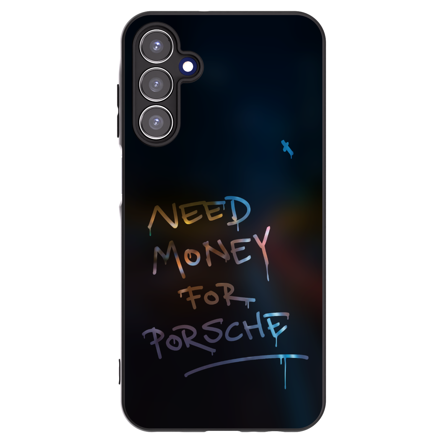 Picasee silikonový černý obal pro Samsung Galaxy A15 A155F 4G - Neon Nights