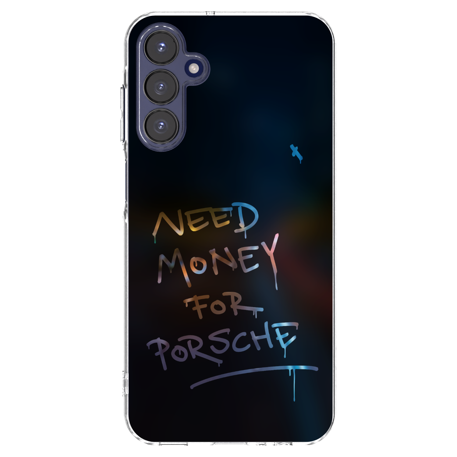 Picasee silikonový průhledný obal pro Samsung Galaxy A15 A155F 4G - Neon Nights