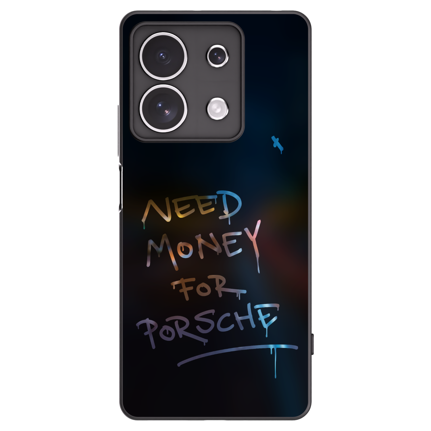 Picasee silikonový černý obal pro Xiaomi Redmi Note 13 4G - Neon Nights