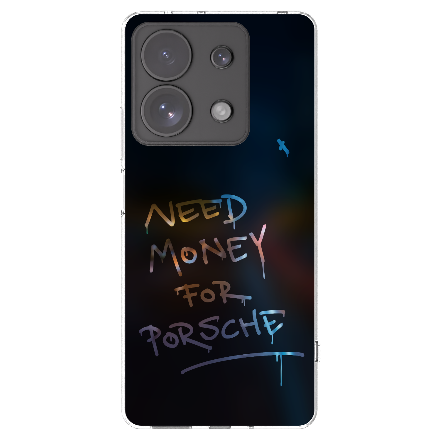 Picasee silikonový průhledný obal pro Xiaomi Redmi Note 13 Pro 4G - Neon Nights