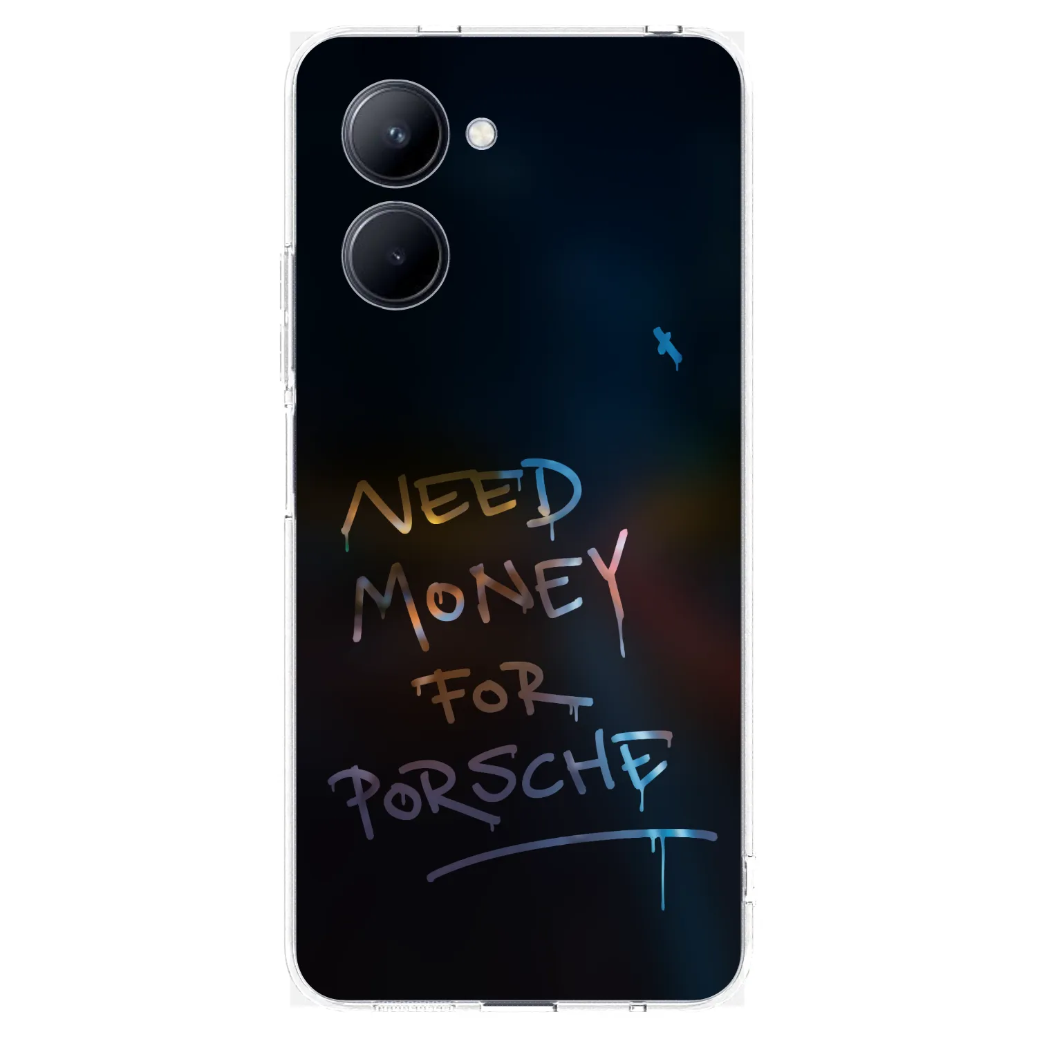 Picasee silikonový průhledný obal pro Realme C33 (2023) - Neon Nights