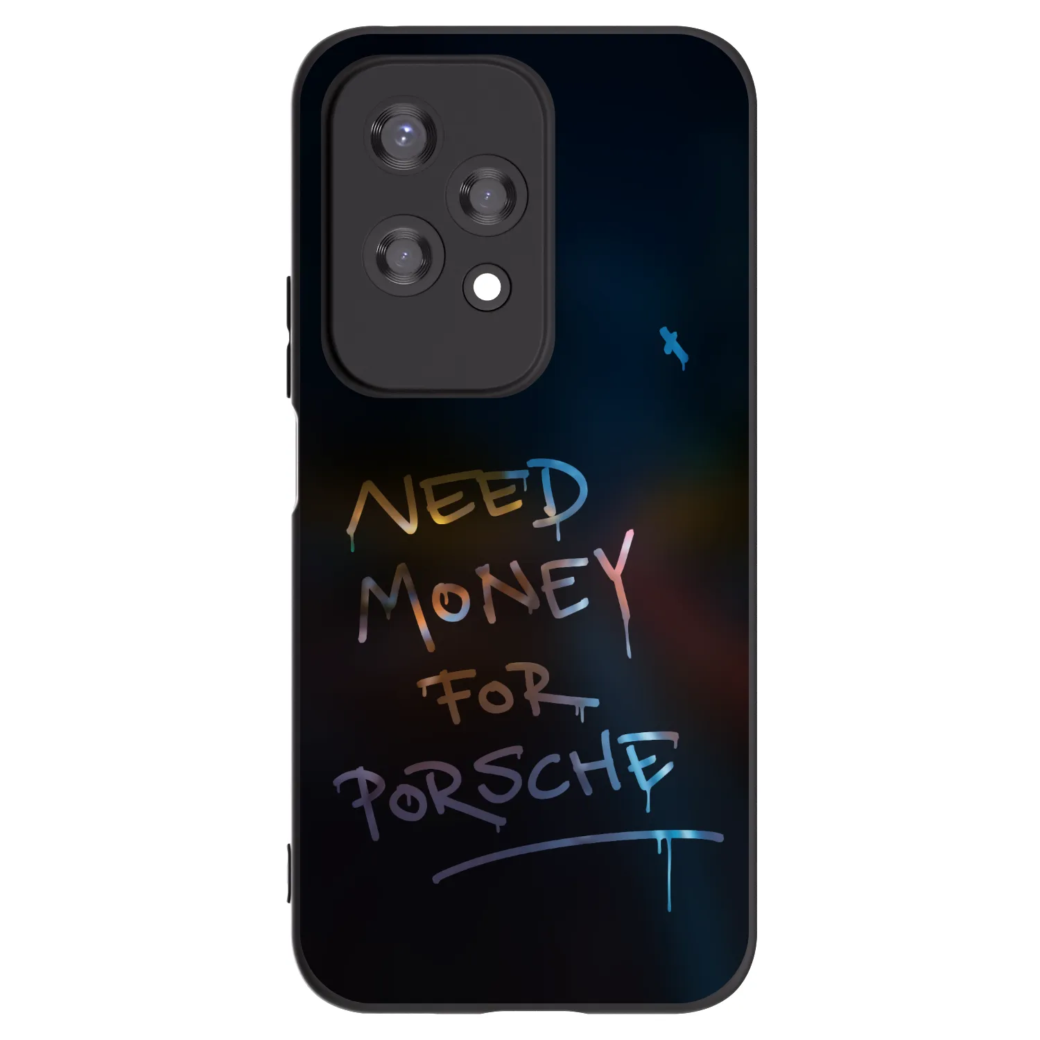 Picasee silikonový černý obal pro Honor 200 Lite - Neon Nights