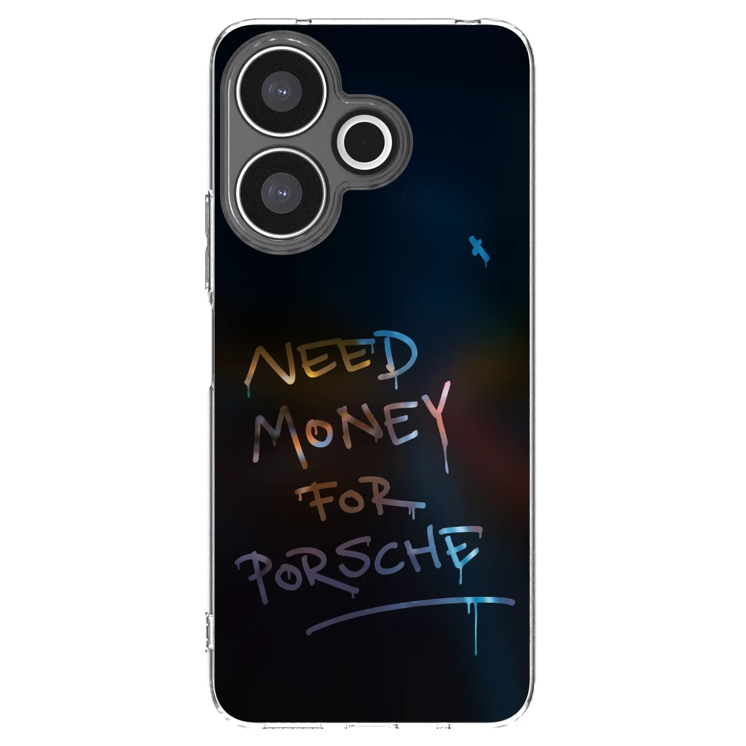 Picasee silikonový průhledný obal pro Xiaomi Redmi 13 4G - Neon Nights