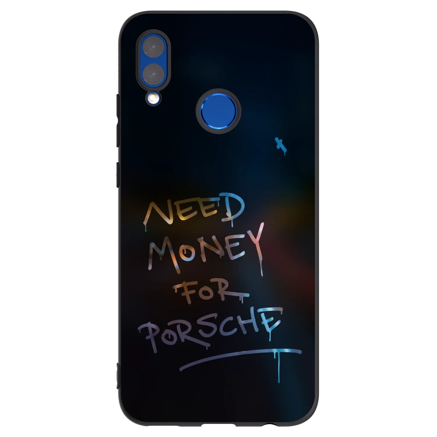 Picasee silikonový černý obal pro Huawei P Smart 2019 - Neon Nights