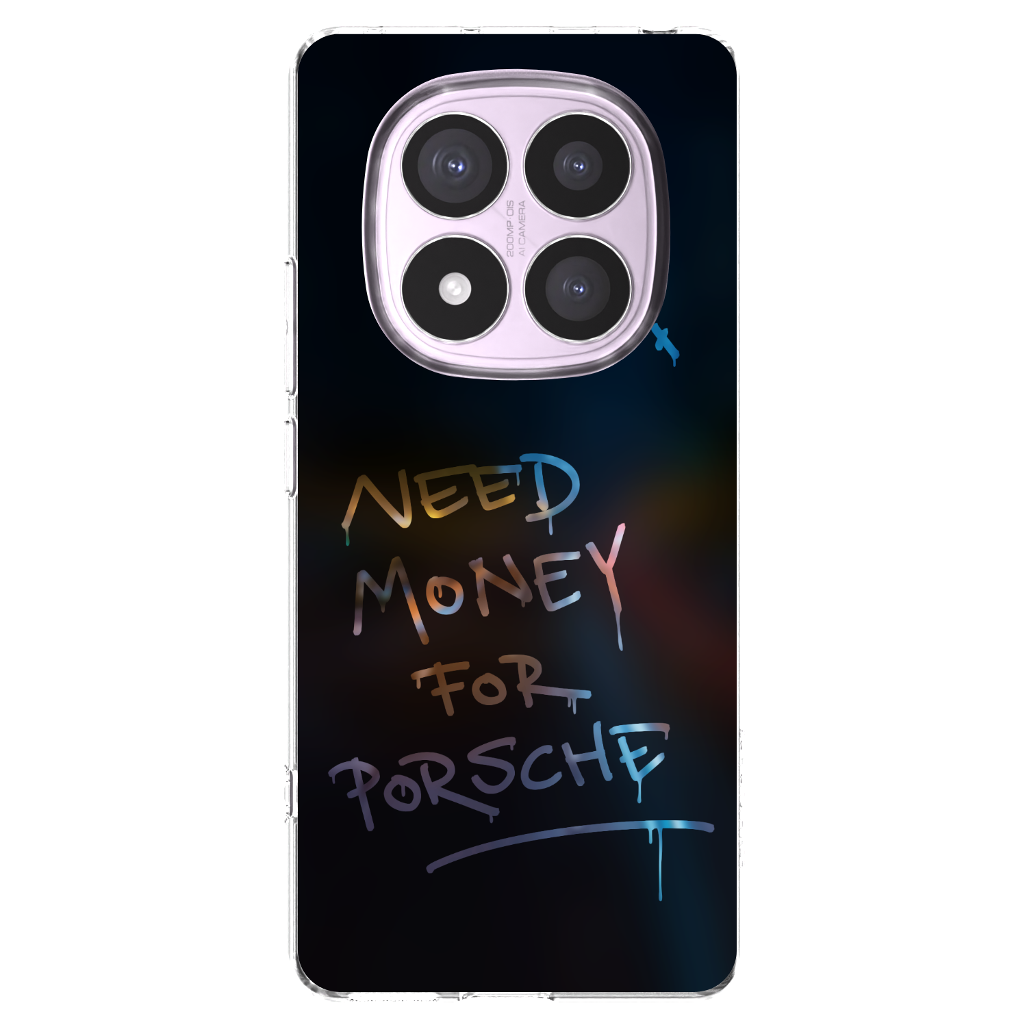 Picasee silikonový průhledný obal pro Xiaomi Redmi Note 14 Pro 5G - Neon Nights